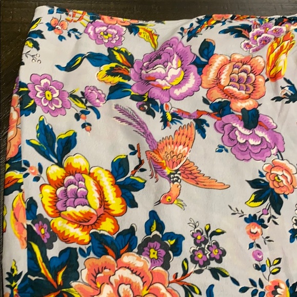 Loft Floral Draped Front Pencil Skirt - Picture 5 of 10